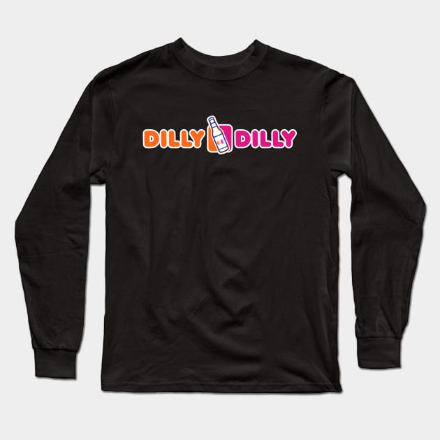 Dilly Dilly Dunkin wide Long Sleeve T-Shirt by pjsignman